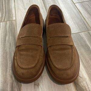 Aerosoles suede chunky loafers